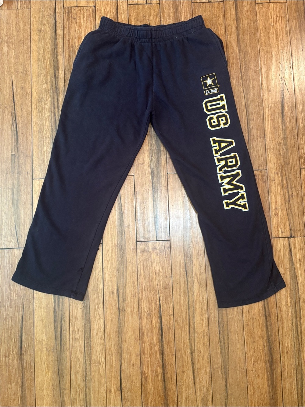 US Army Big Cotton Gear For Sports Sweatpants Men’s Size Large Embroidered